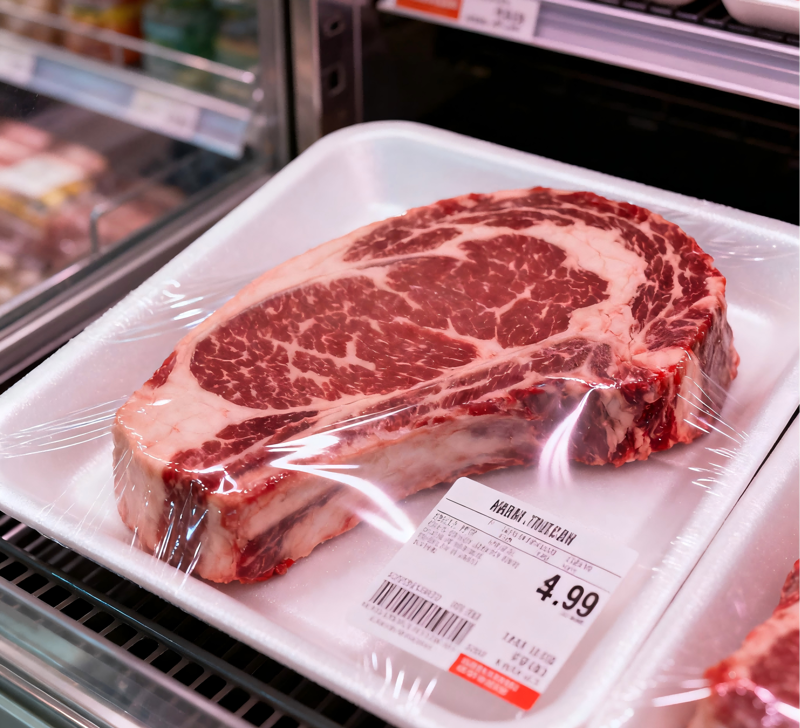 Food Tray - Simultaneous Labeling of Top and Bottom